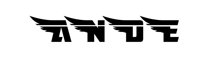 American Kestrel Straight Laser  Free Fonts Download