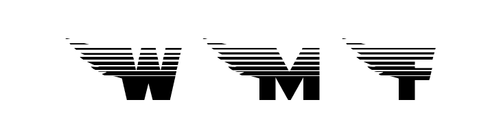 American Kestrel Straight Half  Free Fonts Download