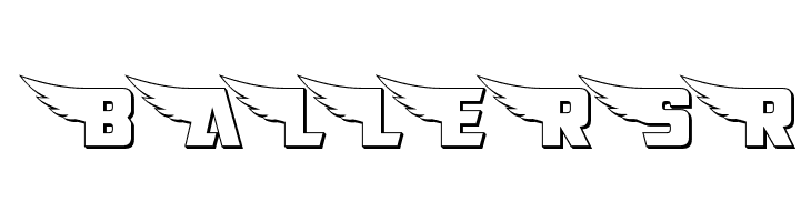 American Kestrel Straight 3D  Free Fonts Download