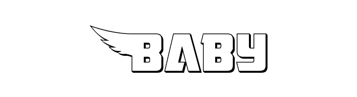 American Kestrel Straight 3D  Free Fonts Download