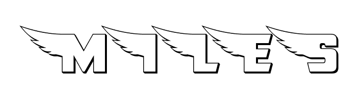 American Kestrel Straight 3D  Free Fonts Download