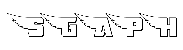 American Kestrel Straight 3D  Free Fonts Download