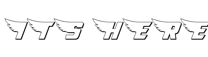 American Kestrel 3D  Free Fonts Download