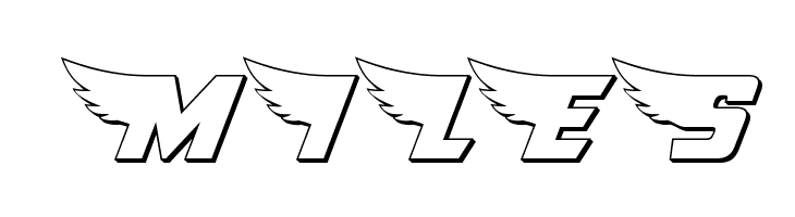 American Kestrel 3D  Free Fonts Download