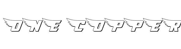 American Kestrel 3D  Free Fonts Download