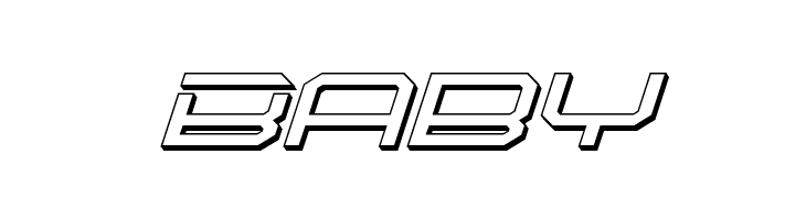 QuickTech 3D Italic  Free Fonts Download