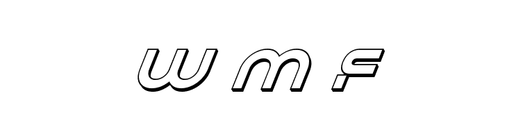 Yukon Tech 3D Italic  Free Fonts Download