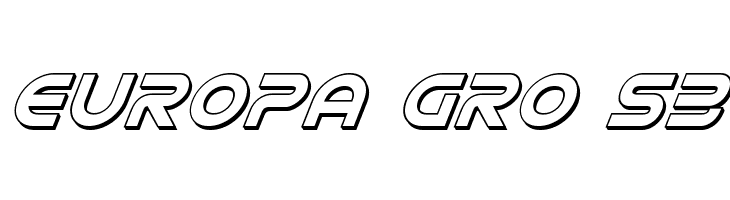 Yukon Tech 3D Italic  Free Fonts Download