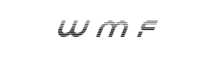 Yukon Tech Gradient Italic  Free Fonts Download