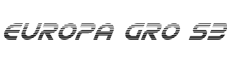 Yukon Tech Gradient Italic  Free Fonts Download