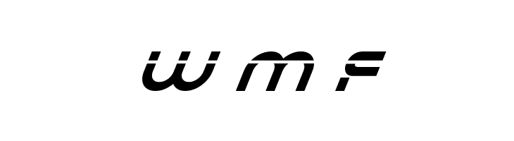 Yukon Tech Laser Italic  Free Fonts Download