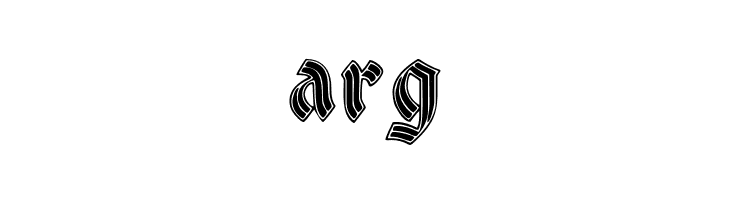 arg DSCathedral Font