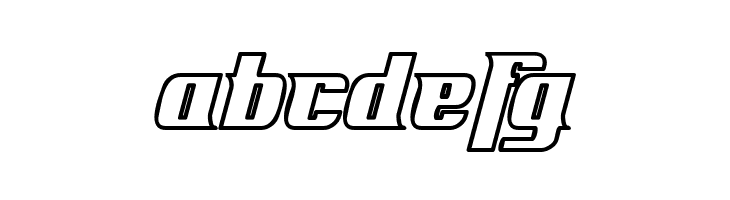 Fontovision IV outline  Free Fonts Download