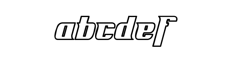 Fontovision IV outline  Free Fonts Download