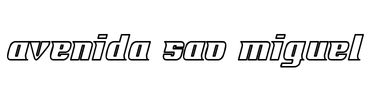 Fontovision IV outline  Free Fonts Download