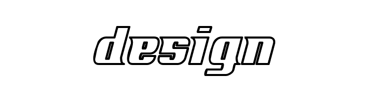 Fontovision IV outline  Free Fonts Download