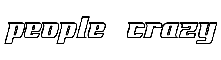 Fontovision IV outline  Free Fonts Download