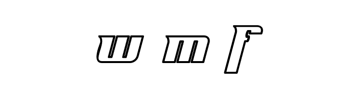 Fontovision IV outline  Free Fonts Download