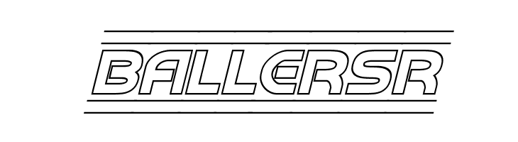 Barcade Outline Italic  Free Fonts Download