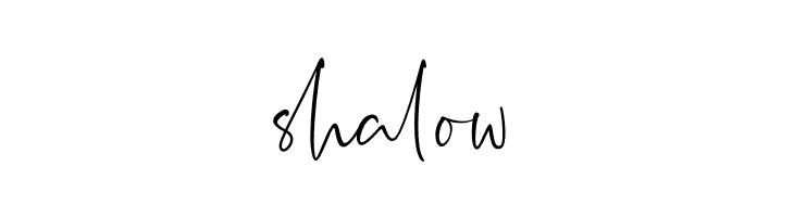 shalow Rushtick Font