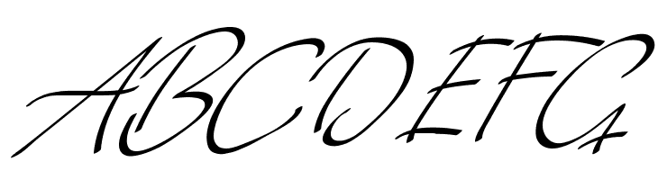 Vanilla Personal Slant  Free Fonts Download