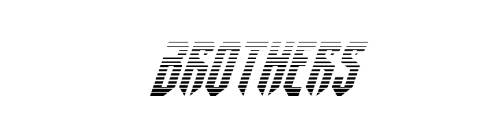 Fedyral II Gradient Italic  Free Fonts Download