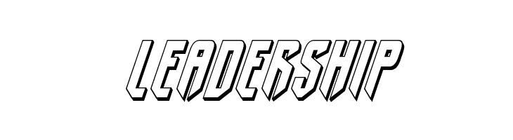 Fedyral II 3D Italic  Free Fonts Download