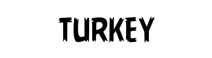TURKEY AngryBirds Regular Font