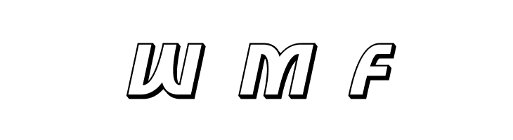 SF Retroesque Shaded Oblique  Free Fonts Download