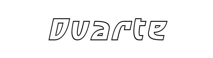 SF Retroesque Outline Oblique  Free Fonts Download