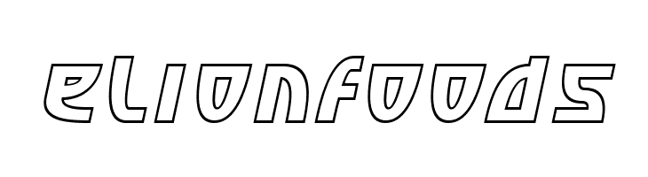 SF Retroesque Outline Oblique  Free Fonts Download