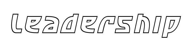 SF Retroesque Outline Oblique  Free Fonts Download