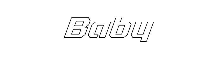 Realpolitik Outline Italic  Free Fonts Download