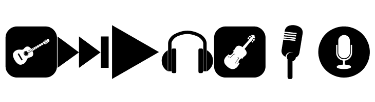 font bottons music  Free Fonts Download