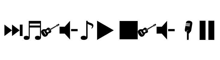 font bottons music  Free Fonts Download