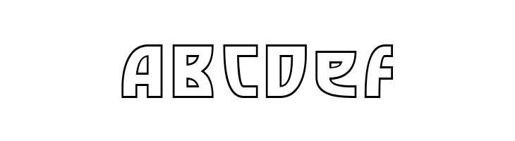 SF Retroesque Outline  Free Fonts Download