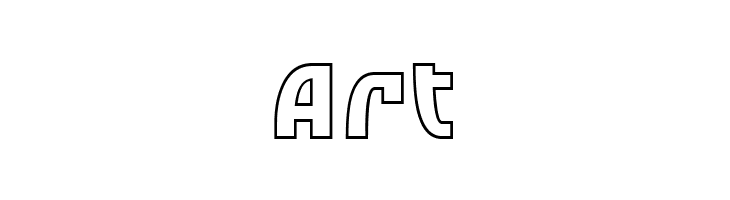 SF Retroesque Outline  Free Fonts Download