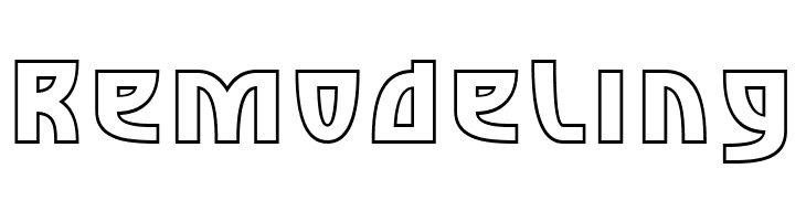 SF Retroesque Outline  Free Fonts Download