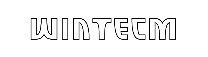 SF Retroesque Outline  Free Fonts Download