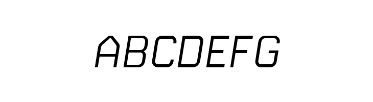 CarbonThin Italic W00 Regular  Free Fonts Download