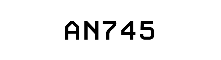 AN745 CarbonBold W00 Regular Font