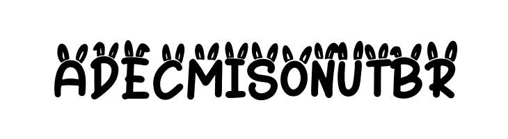 Bunny Hopper Ear  Free Fonts Download