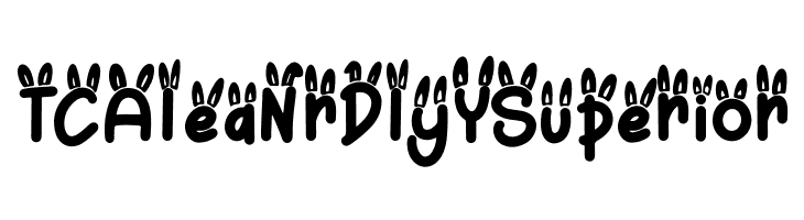 Bunny Hopper Ear  Free Fonts Download