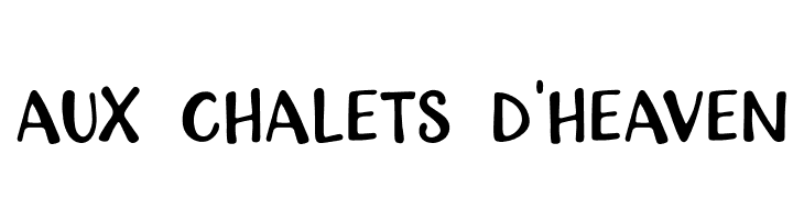 AUX%2BCHALETS%2BD%2527HEAVEN RWA Honeydew Regular Font