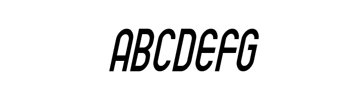 SF Eccentric Opus Condensed Oblique  Free Fonts Download