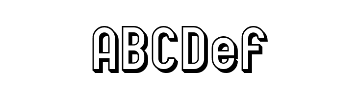 SF Eccentric Opus Shaded  Free Fonts Download