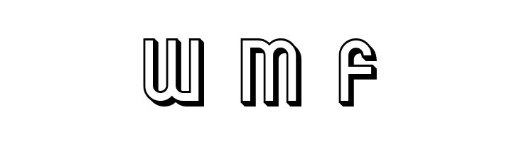 SF Eccentric Opus Shaded  Free Fonts Download