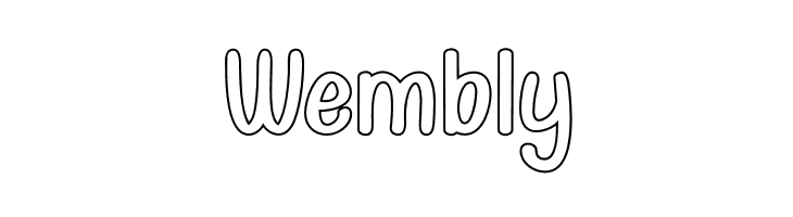 Kid Knowledges 1 outline  Free Fonts Download