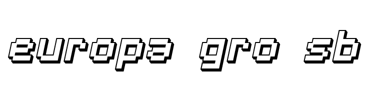 SF Pixelate Shaded Bold Oblique  Free Fonts Download
