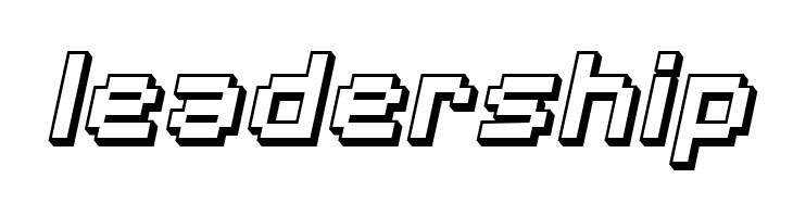 SF Pixelate Shaded Bold Oblique  Free Fonts Download